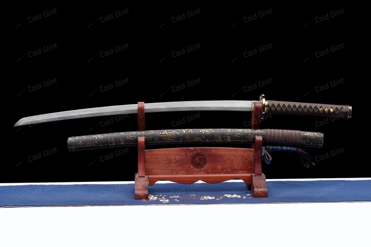 Steel Soul - Hundred-Fold Patterned Steel, Katana