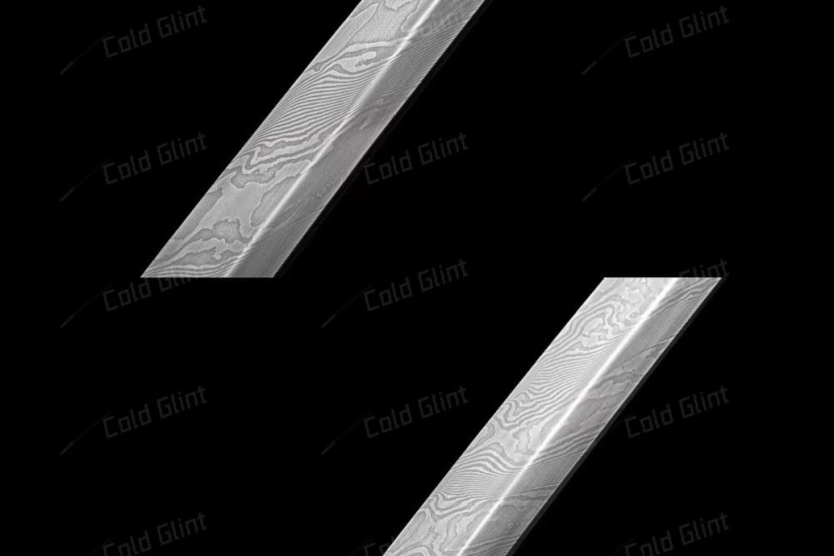 Steel Soul - Hundred-Fold Patterned Steel, Katana