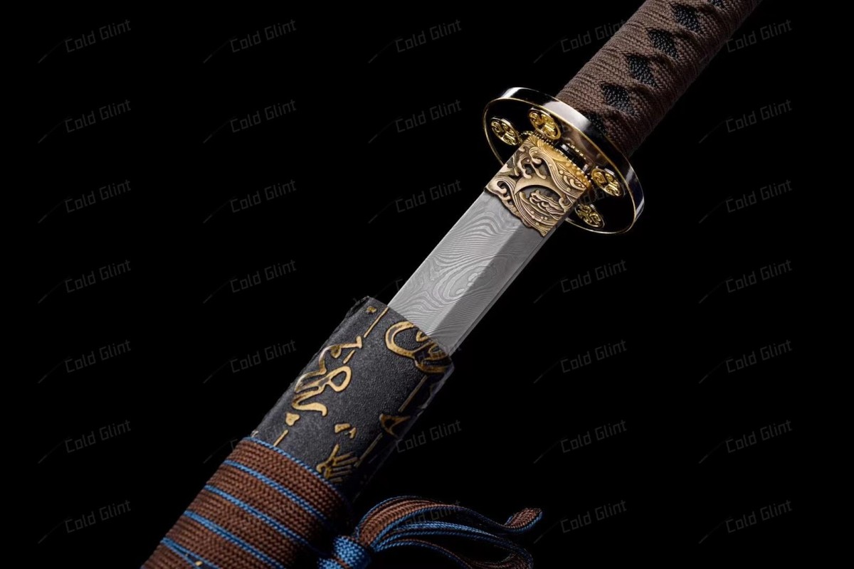 Steel Soul - Hundred-Fold Patterned Steel, Katana