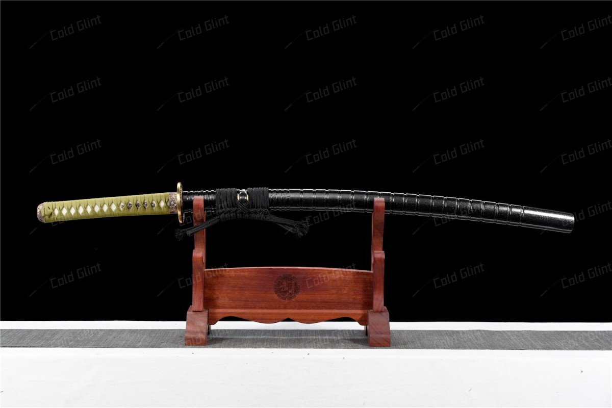 Emerald Dragon - Clay-Tempered Blade Real Hamon, Katana