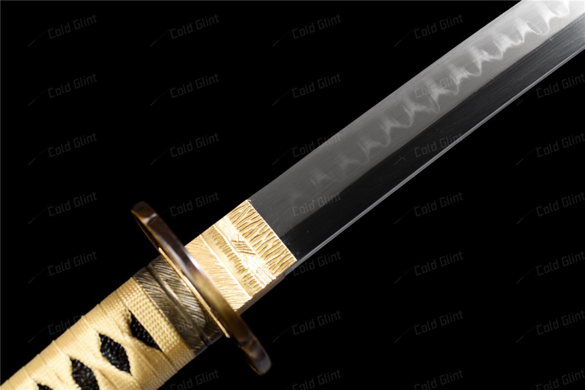 Green Datura - Clay-Tempered Blade Real Hamon, Katana