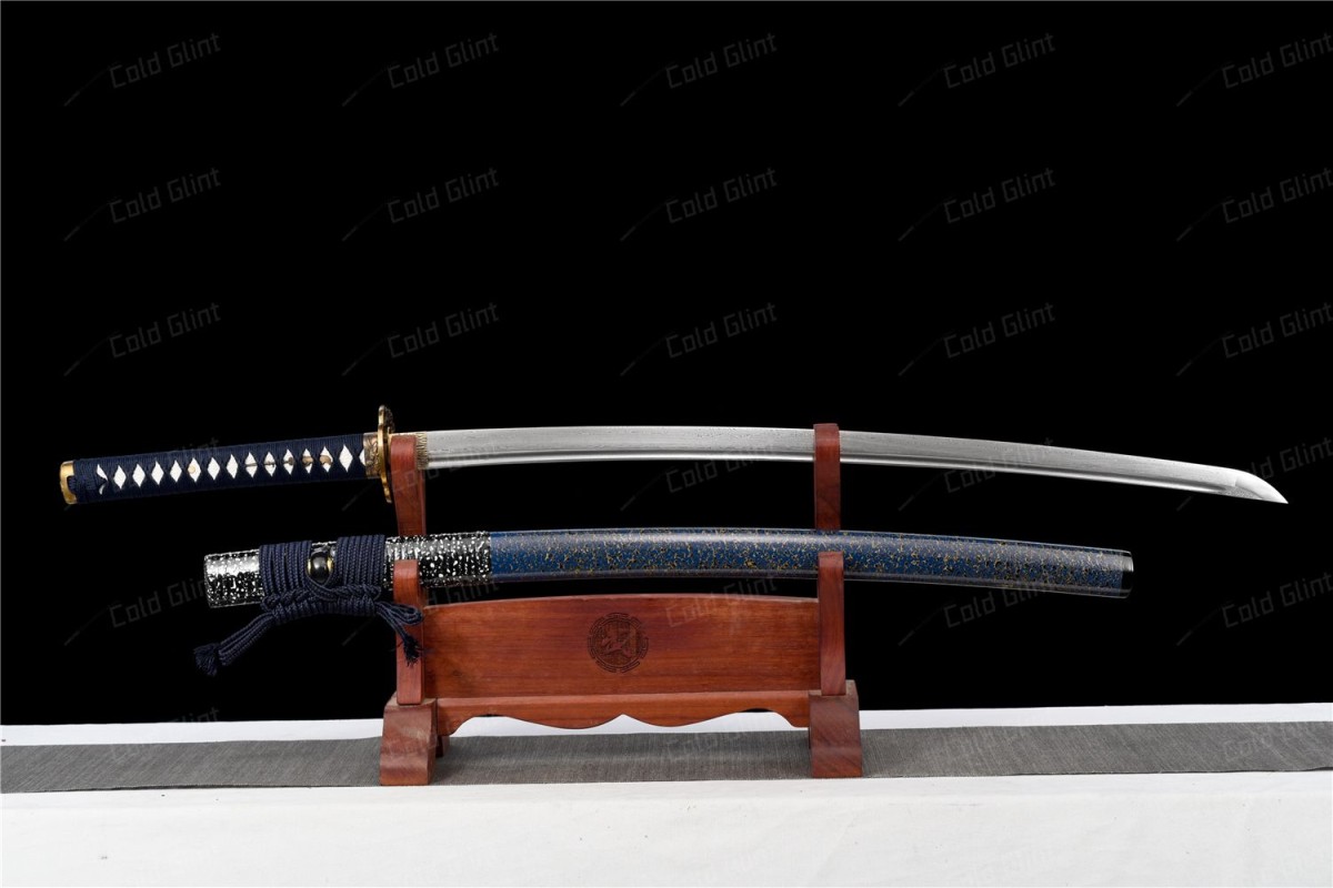 Maiko - Hundred-Fold Patterned Steel, Katana